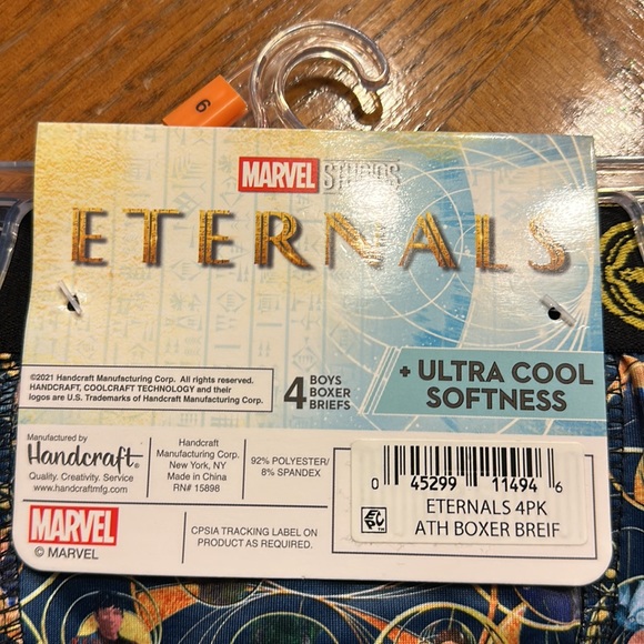 Marvel Studios Eternals - 4 Pack Boys Athletic Boxer Briefs-ultra cool s… - Picture 7 of 7